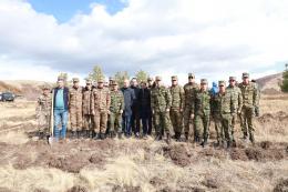 As part of the autumn nationwide planting of trees on the territory of 3 hectares of the Jermuk forestry branch of the Vayots Dzor Forestry