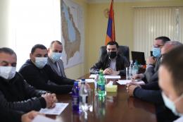 The Minister of Environment Romanos Petrosyan held a working consultation in the Sevan National Park