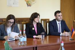 Deputy Ministers Anna Mazmanyan and Aram Meimaryan met with the delegation of representatives of the Environmental Protection Agency and the Parliament of the Czech Republic