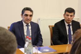 Hakob Simidyan, Minister of Environment received Kirsti Narinen, Ambassador Extraordinary and Plenipotentiary of Finland and Timothy David Straight, Honorary Consul of Finland in Armenia