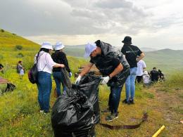 "Jrvezh Forest Park" of "Reserve Park Complex" SNCO organized a community cleanup event