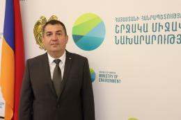Guided by Article 9, Part 1 of the "Public Service" Law, by the decision of Nikol Pashinyan, Prime Minister of the RA, Ara Mkrtchyan was appointed Deputy Minister of Environment