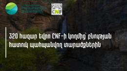 320 thousand Euros by CNF to specially protected areas of nature