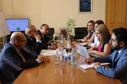 Deputy Minister of Environment Gayane Gabrielyan met a number of officials