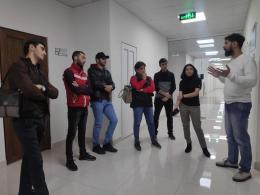 The Students of the Faculty of Agrarian Engineering of the Armenian National Agrarian have visited the Central Laboratory of the MoE "Hydrometeorology and Monitoring Center" SNCO