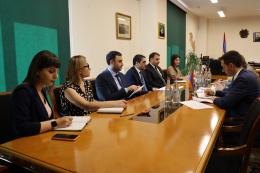 Minister of Environment Hakob Simidyan met the delegation headed by the UNDP Permanent Representative in Armenia Natia Natsvlishvili
