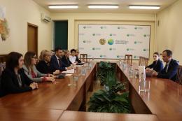 Deputy Minister of Environment Aram Meimaryan met with Christian Henschel and Astghik Danielyan