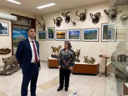 Deputy Minister of Environment Aram Meimaryan paid a working visit to the State Museum of Nature of Armenia
