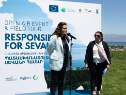 It took place "Responsible for Sevan" environmental event in Artsvanist and Vardenik communities