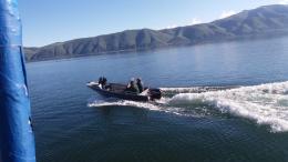 Today, the conservation unit of "Sevan" national park supervised a special duty on Lake Sevan