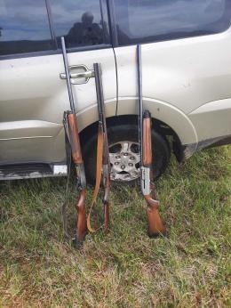 Confiscated 8 hunting smoothbore shotguns