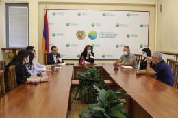There took place a discussion on "Opportunities of using biodegradable bags in Armenia" at the Ministry of Environment with the participation of Deputy Minister Anna Mazmanyan and stakeholders