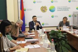 A meeting of the Coordinating Council of the program " Environmental Protection of Lake Sevan" was held
