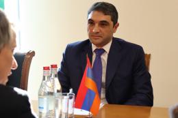 Minister of Environment Hakob Simidyan met Deputy Executive Secretary of the United Nations Economic Commission for Europe (UNECE) Dmitry Mariyasin